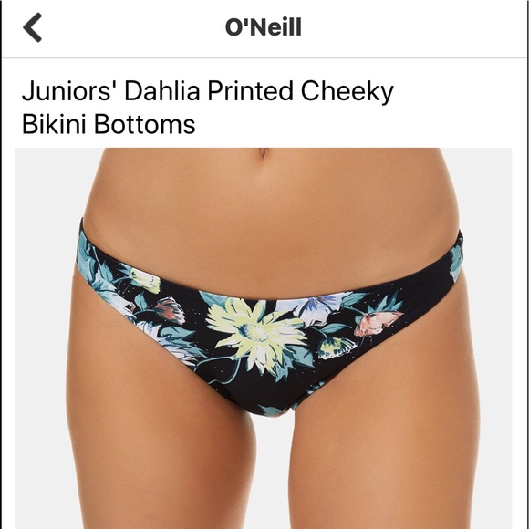 SOLD❣️ O’Neill Dahlia Printed Cheeky Bikini Bottom - Picture 5 of 5